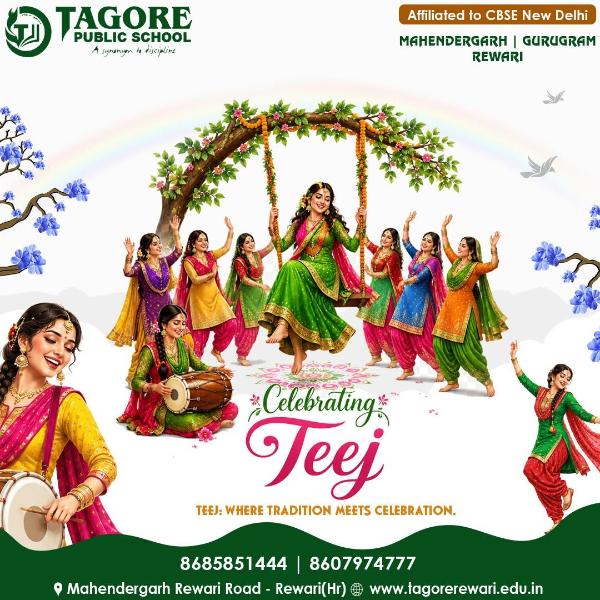 Teej Celebrations at Tagore Public School