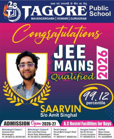 NEET Topper Tagore School